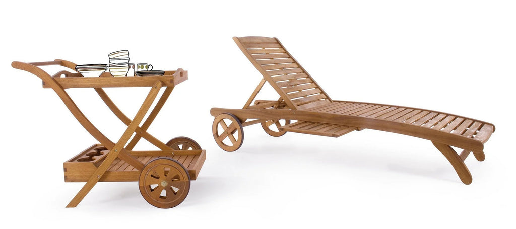 Carrello NOEMI in legno d’acacia