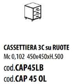 CAMERA RAGAZZI -CASSETTIERA 3C