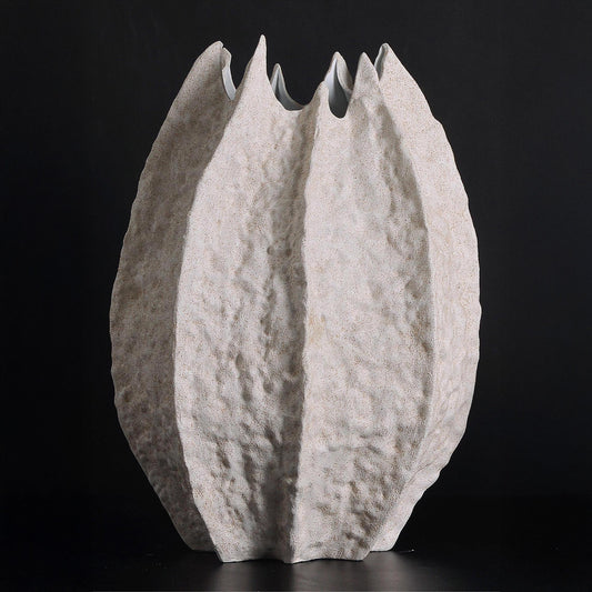 VASO 43XH.61 CM C/RIGHE MATERICHE