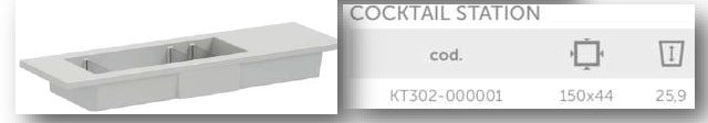 BANCONE MARVY - Cocktail Station