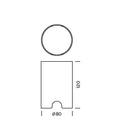 Controcassa per MAXI DOT UP LIGHT Art. CN 10