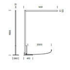 Lampada da terra CRANE Art. 6610