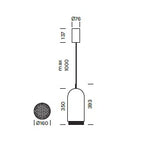 Lampada a sospensione CURUBA Art.2603