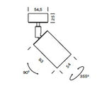 Lampada a parete CYLINDER SPOT Art.6065