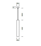 Lampada a sospensione CYLINDER Art. 5077