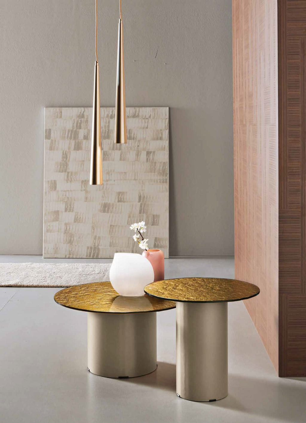 Tavolino DIXON - Top a Specchio