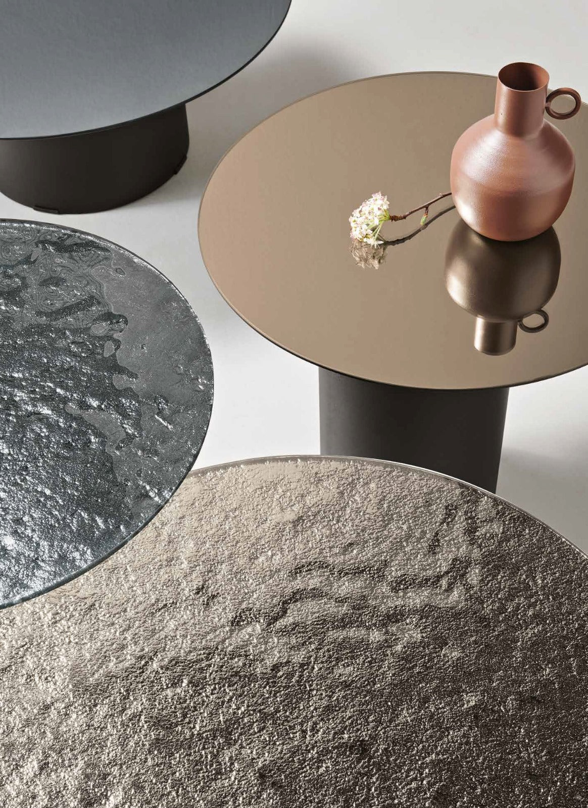 Tavolino DIXON - Top a Specchio