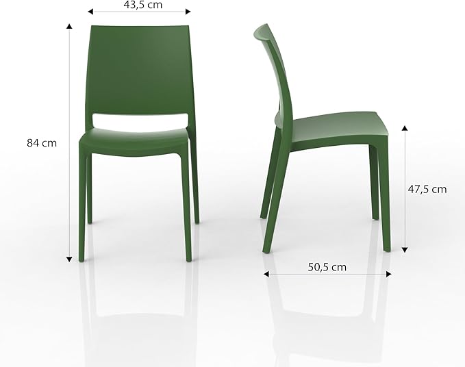 Sedia Luna - Verde Menta