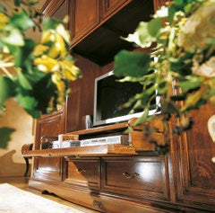 Soggiorno componibile intarsiato