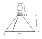 Lampada a sospensione EXAGON Art. 9713