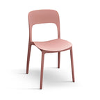 Set di 4 sedie FUERTEVENTURA in polipropilene rosa