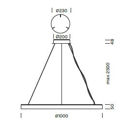 Lampada a sospensione GAVIN Art. 7332