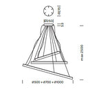 Lampada a sospensione GAVIN Art. 7333