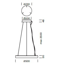 Lampada a sospensione GAVIN Art. 7330