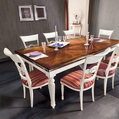 Tavolo  Art. H615 240x128 intarsio Verona