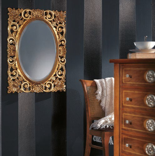 Specchiera Barocco foglia oro