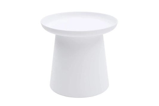 Tavolino IBIZA in polipropilene bianco 50×46 cm
