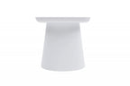 Tavolino IBIZA in polipropilene bianco 50×46 cm