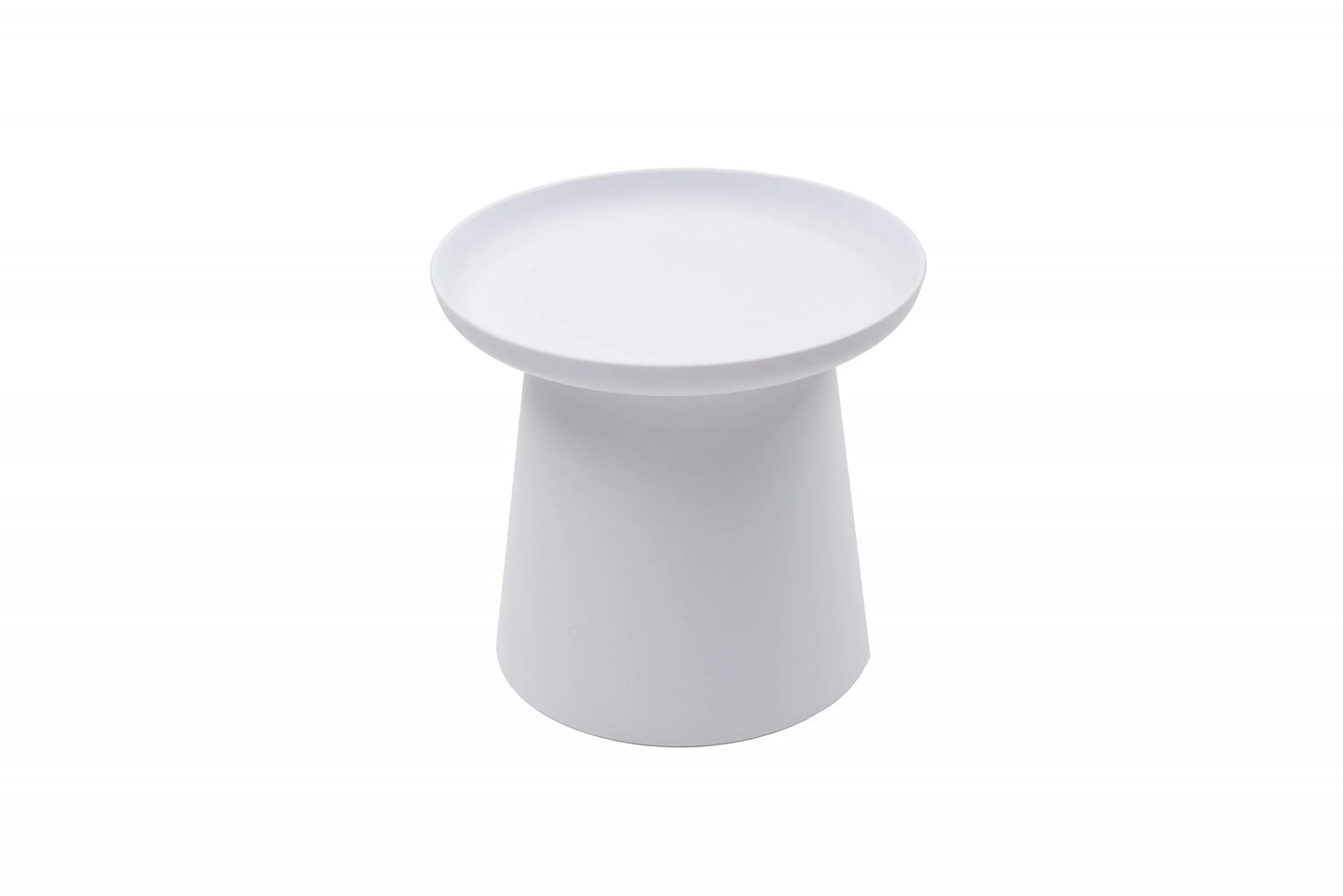 Tavolino IBIZA in polipropilene bianco 50×46 cm