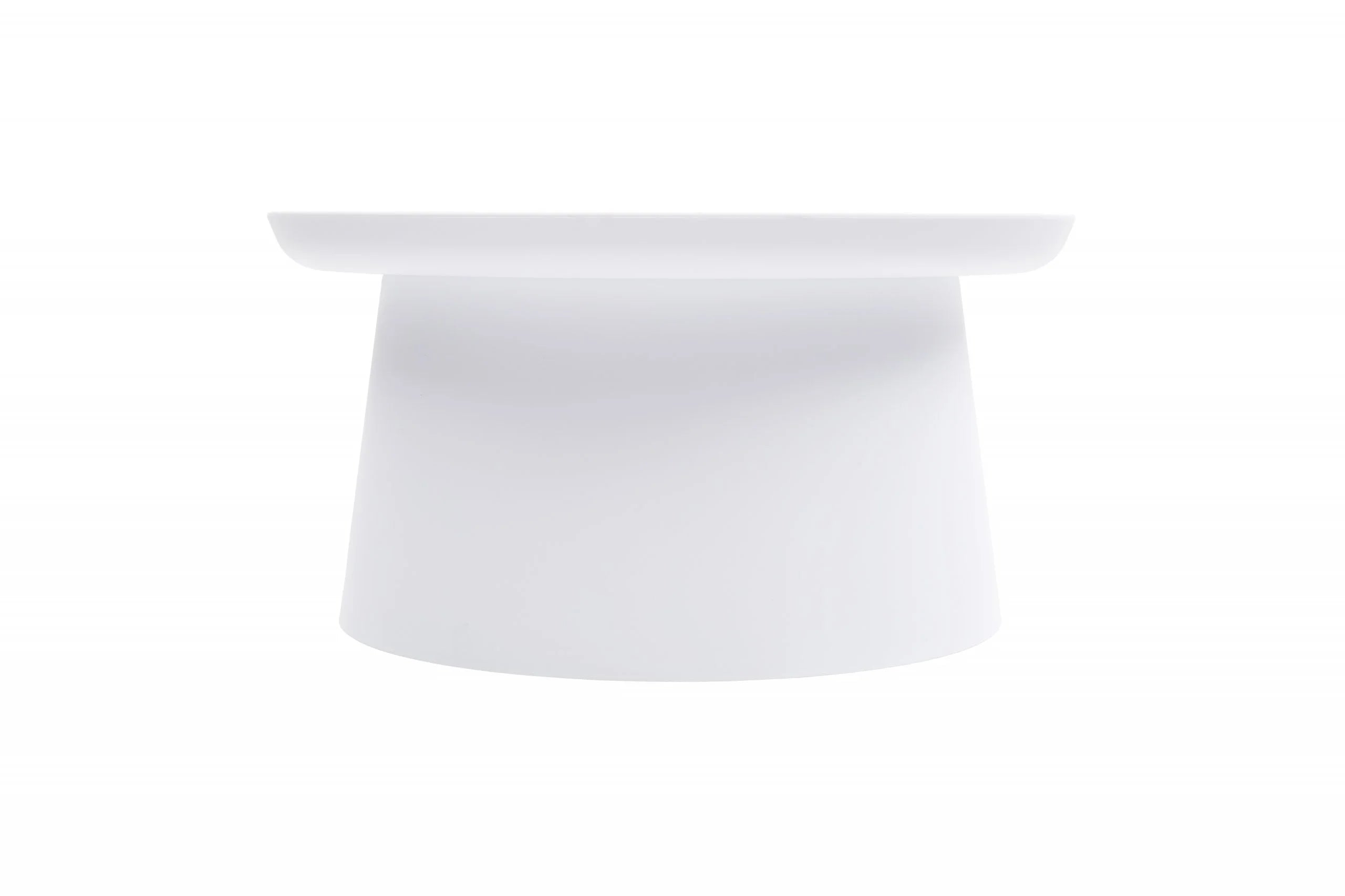 Tavolino IBIZA in polipropilene bianco 70×36 cm