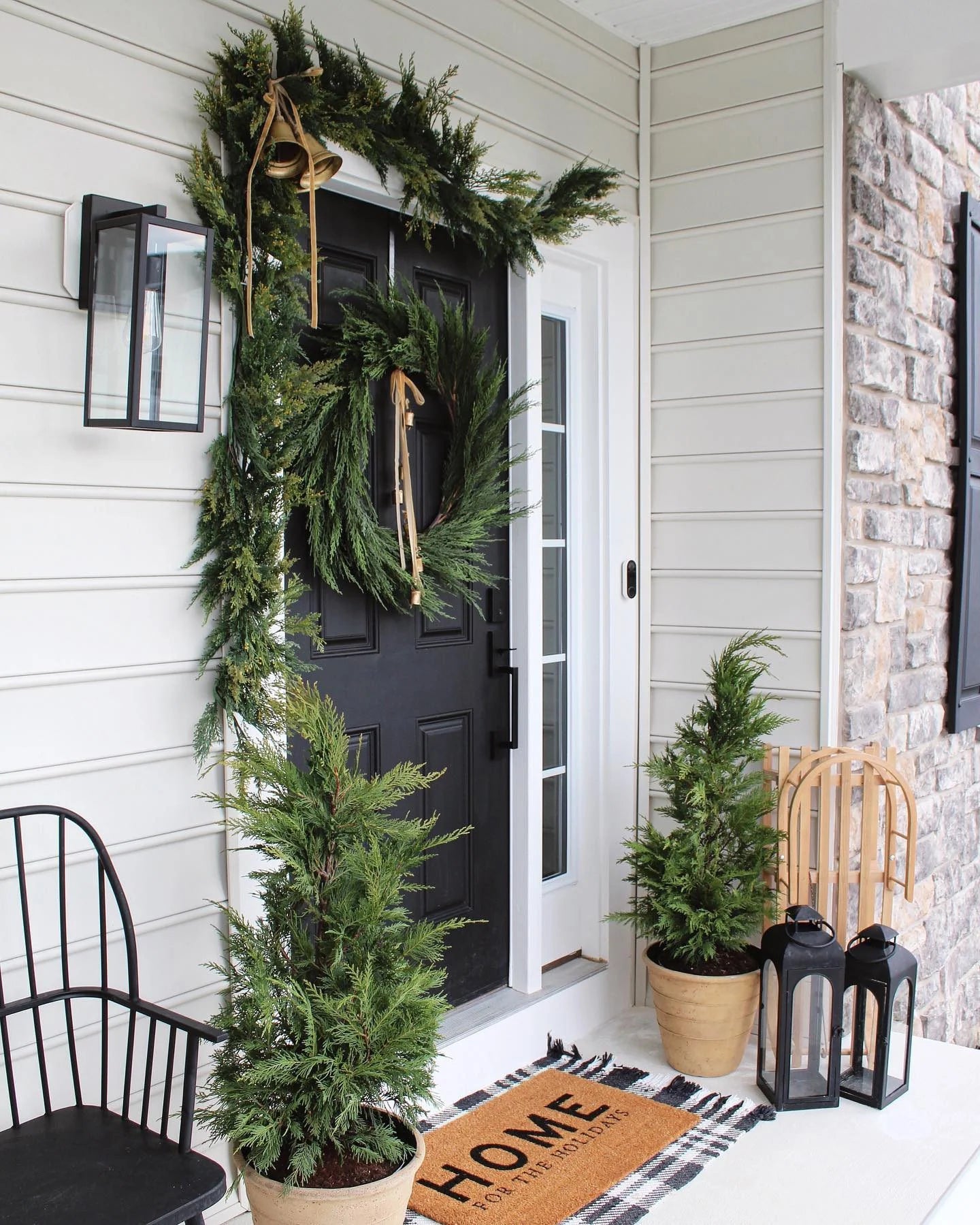 Ghirlanda natalizia Cipresso DAFNE Ø 60 cm