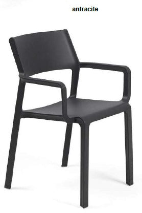 Sedia Trill con braccioli