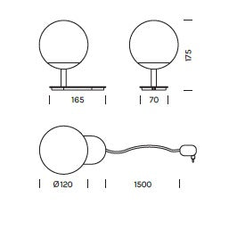 Lampada da tavolo LA PALLINA Art.2360