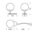 Lampada da tavolo LA PALLINA Art.2360