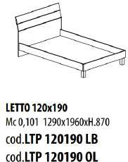 CAMERA RAGAZZI -LETTO 120x190