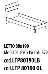 CAMERA RAGAZZI - LETTO 80x190