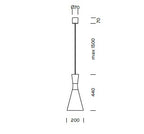 Lampada a sospensione LONGUETTE Art. 2050