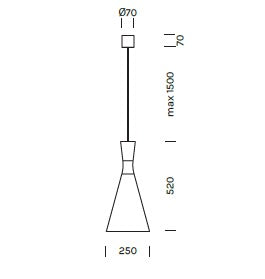 Lampada a sospensione LONGUETTE Art. 2051