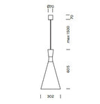 Lampada a sospensione LONGUETTE Art. 2052