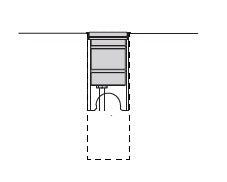 Lampada da terra a incasso MINI DOT GLASS UP LIGHT Art. 134