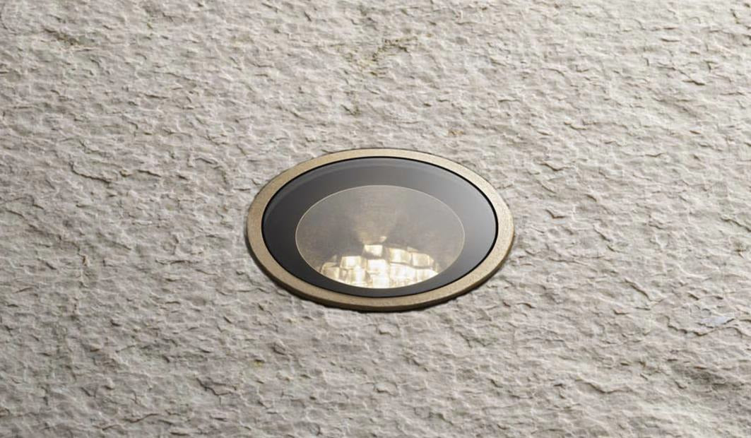 Lampada da terra a incasso MINI DOT GLASS UP LIGHT Art. 134