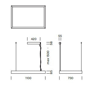 Lampada a sospensione MEETING Art.6362