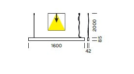 Lampada a sospensione MERCEDES Art.  6313