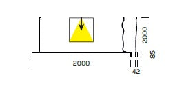 Lampada a sospensione MERCEDES Art.  6314