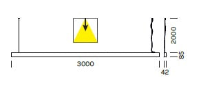 Lampada a sospensione MERCEDES Art.  6316