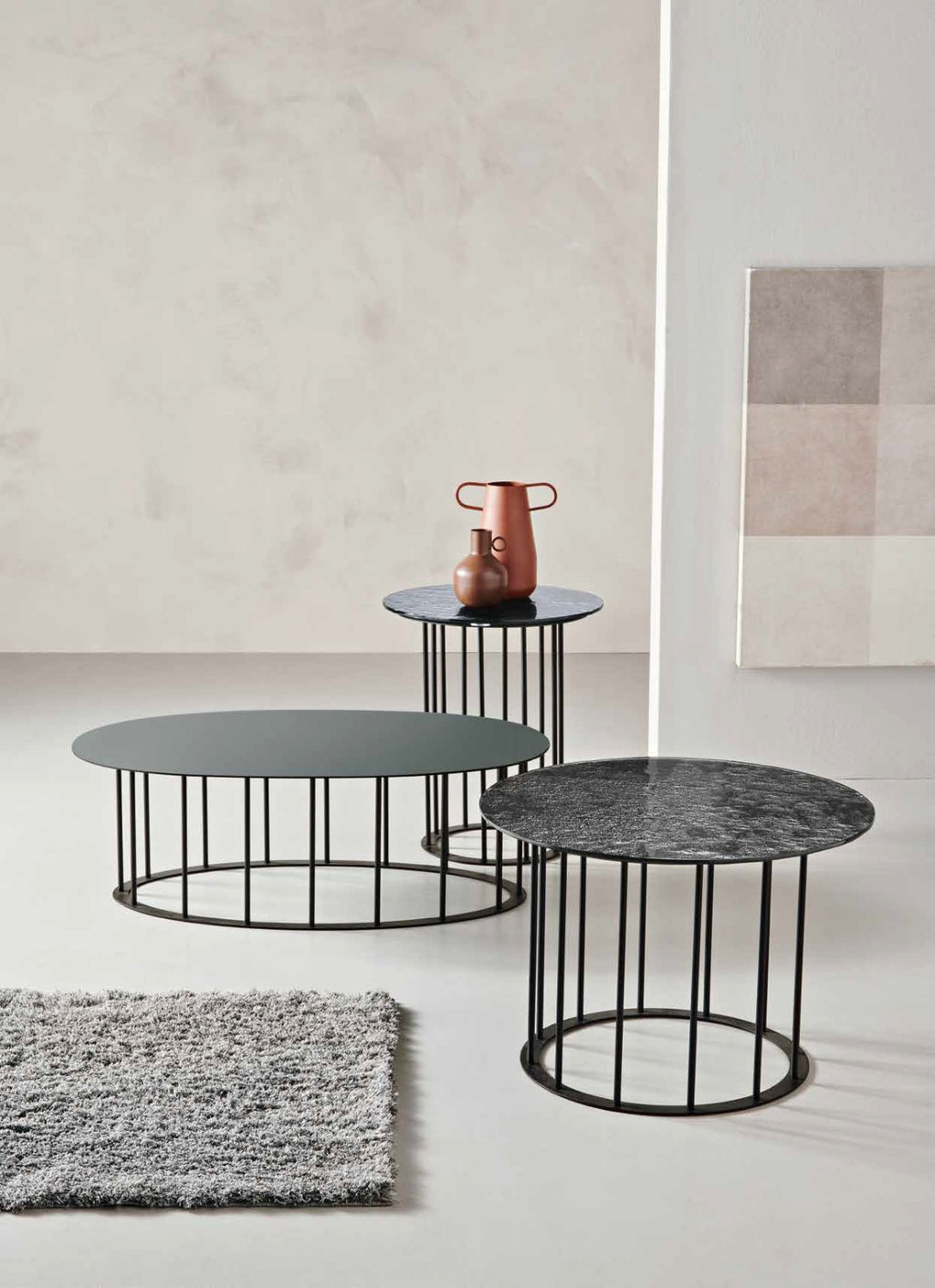 Tavolino MUTE - Top a specchio