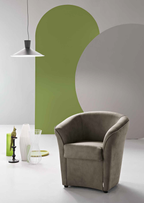 Poltrona nabuk Valentina