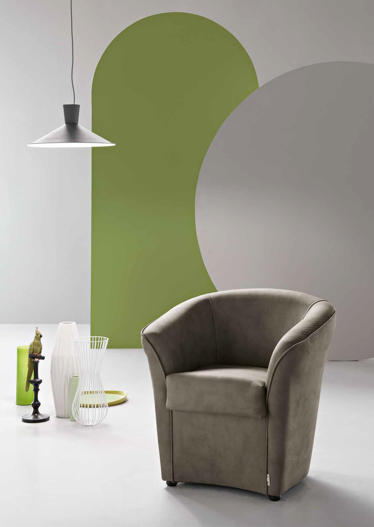 Poltrona nabuk Valentina