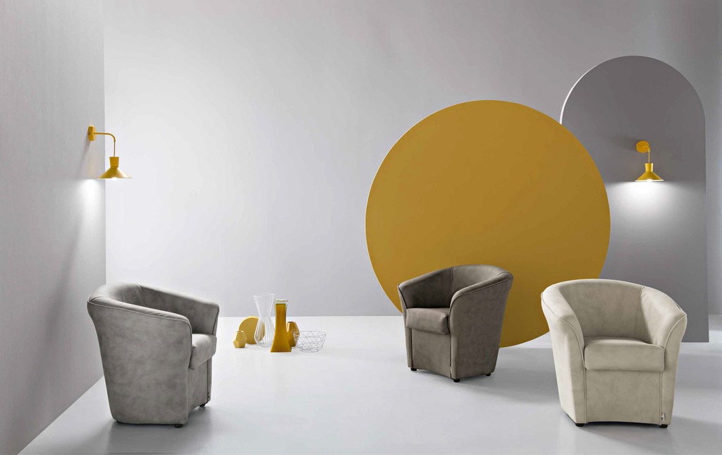 Poltrona nabuk Valentina