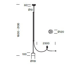 Lampada da terra NAKED Art. 5282