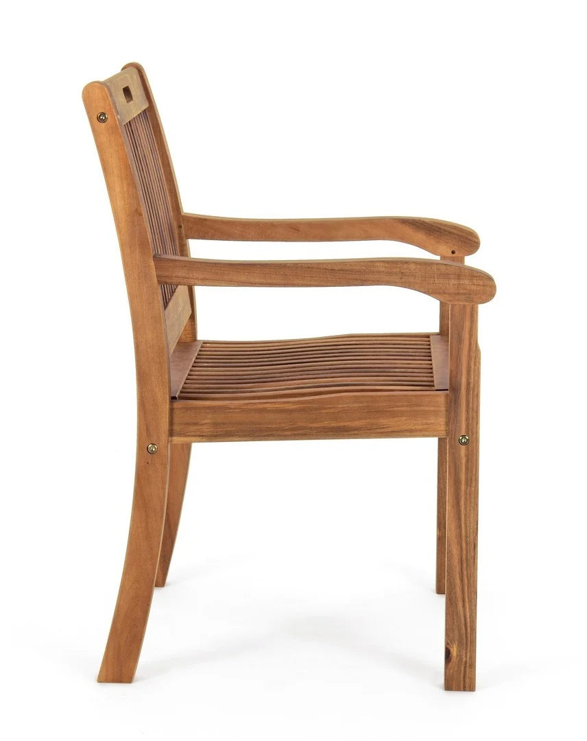 Poltrona NOEMI in legno d’acacia