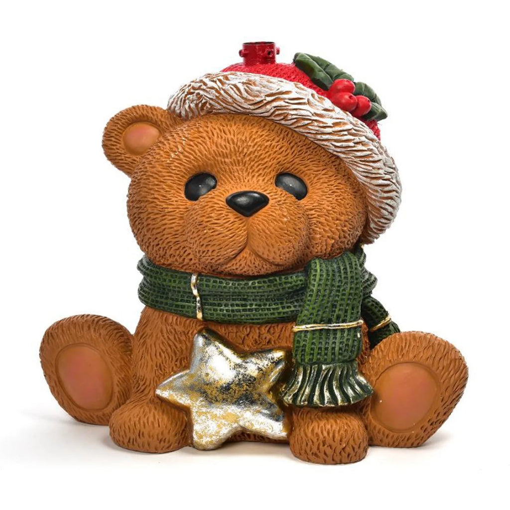 Base per albero di natale BEAR con stella in poliresina