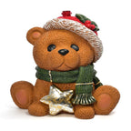 Base per albero di natale BEAR con stella in poliresina