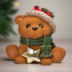 Base per albero di natale BEAR con stella in poliresina