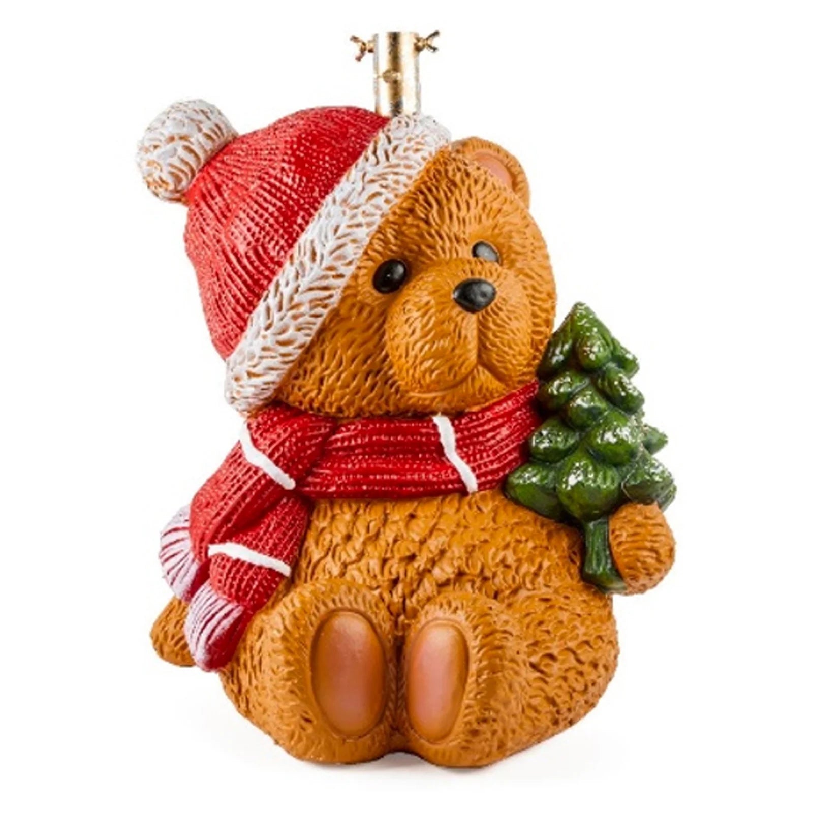 Base per albero di natale BEAR con albero in poliresina