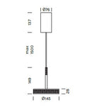 Lampada a sospensione OVERFLY Art.3423